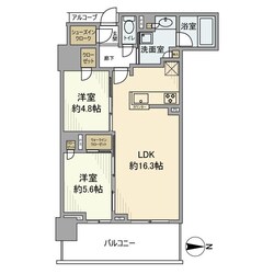 プラウド阪急塚口駅前の物件間取画像